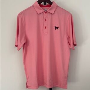 Classic Red & White Polo Shirt with Collar and Short Sleeves